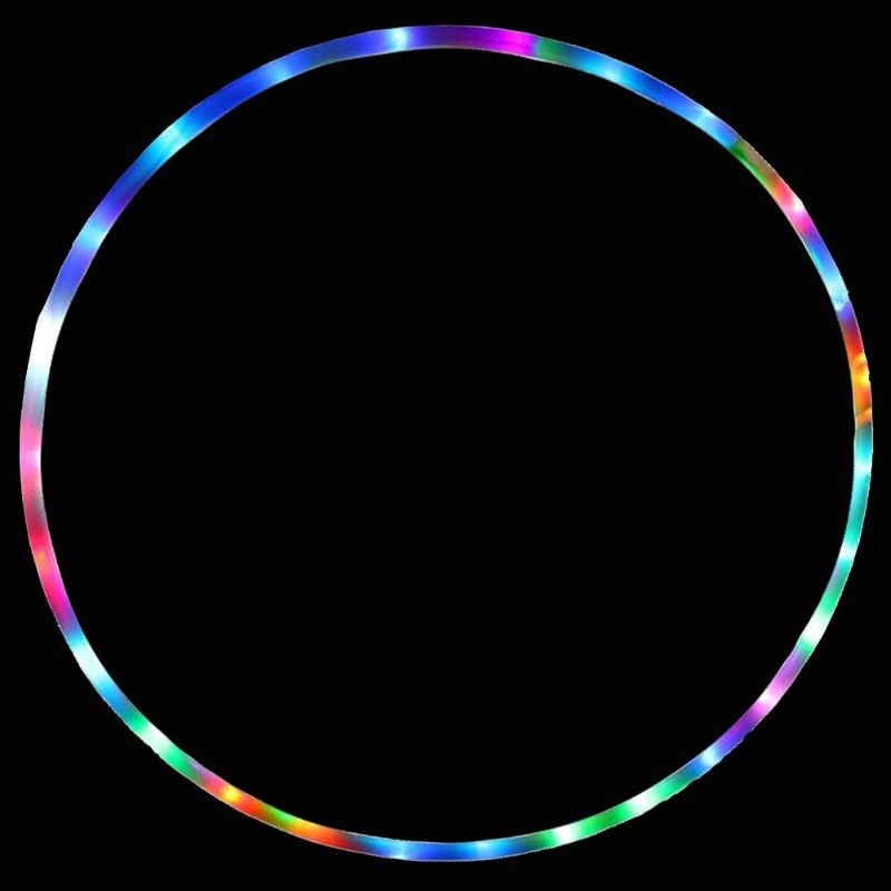 Photo 1 of 36 inch LED Hoop, willway 28 Color Strobing and Changing Hoop Light Up LED Dancing Hoops for Kids and Adults - Collapsible