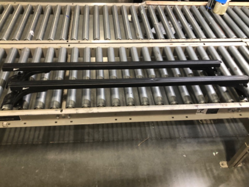 Photo 1 of Universal Roof Rack Cross Bars, 46'' (Up to 48'') Adjustable Aluminum Crossbars for Cars Without Side Rails, 150 lbs Capacity/1 Pair Black 46 In