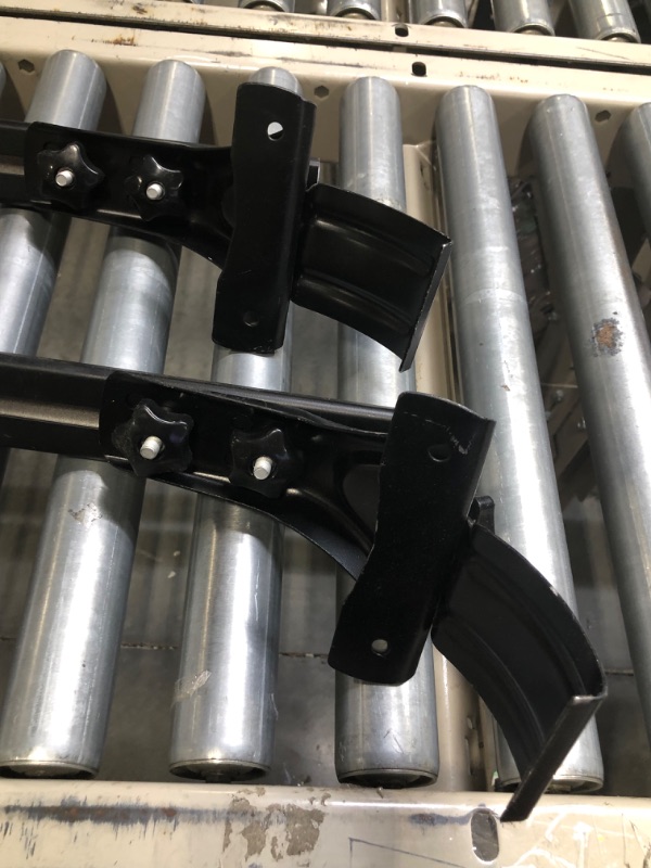Photo 1 of Universal Roof Rack Cross Bars, 46'' (Up to 48'') Adjustable Aluminum Crossbars for Cars Without Side Rails, 150 lbs Capacity/1 Pair Black 46 In