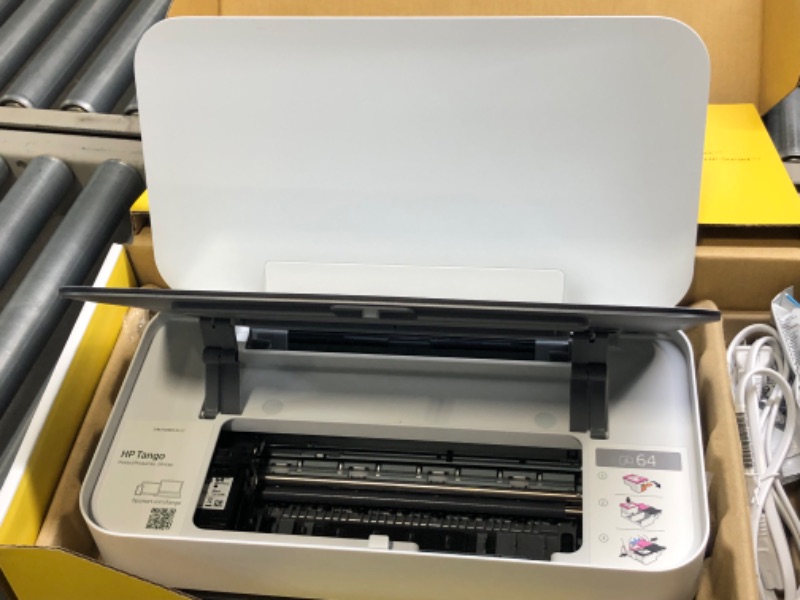Photo 1 of HP Tango Smart Wireless Printer – Mobile Remote Print, Scan, Copy, HP Instant Ink, Works with Alexa(2RY54A),White