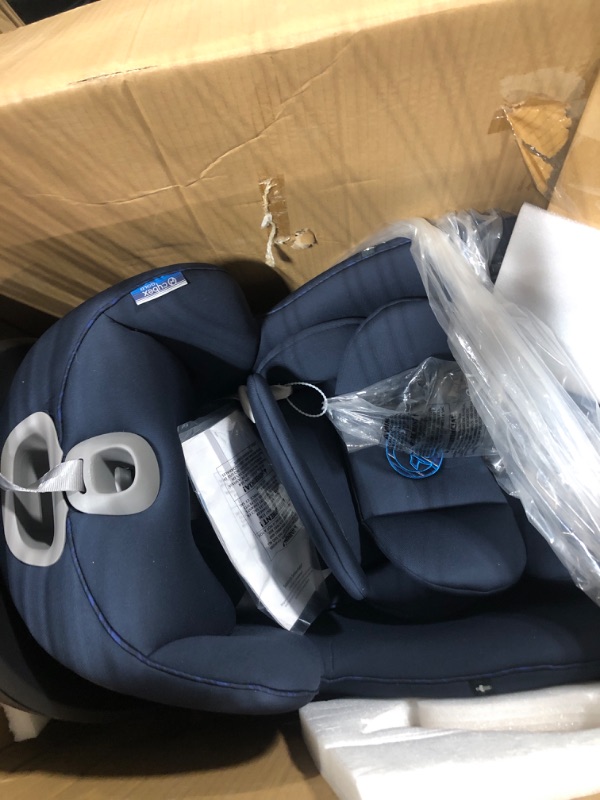 Photo 4 of Cybex Sirona S Rotating Convertible Car Seat with SensorSafe 2.1, Children Newborn to Four Years, Easy Child Load, Infant Baby Toddler Preschooler, Indigo Blue Car Seat Indigo Blue