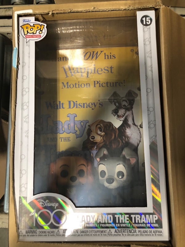 Photo 2 of Funko Pop! Movie Poster: Disney 100 - Lady and The Tramp