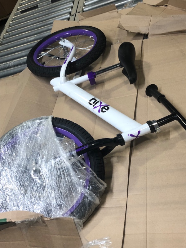 Photo 3 of Bixe: Purple (Lightweight - 4LBS) Aluminum Balance Bike for Kids and Toddlers - No Pedal Sport Training Bicycle - Bikes for 2, 3, 4, 5 Year Old