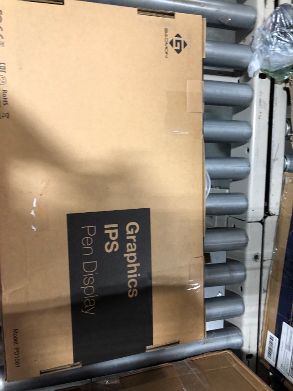 Photo 1 of GAOMON PD1561 15.6 Inches Full HD IPS Pen Display with 8192 Levels Pressure Sensitive Tilt Support Battery-Free Pen and 10 Shortcut Keys Graphics Drawing Tablet Monitor 15.6 Inch PD1561 Black **UNABLE TO TEST IN WAREHOUSE**