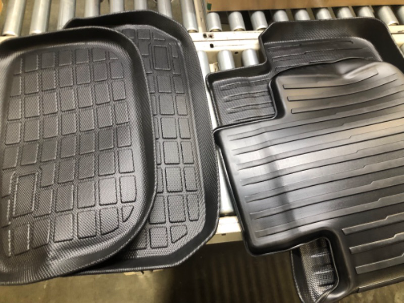 Photo 1 of 6PCS Full Sets Tesla Model Y Floor mats 2022 2023 2021, All Weather 1st&2nd Seater Floor Mat and Front & Rear Trunk Mat, Waterproof Anti-Slip Heavy Duty Cargo Liner Mat, Car Accessories