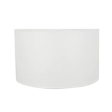 Photo 1 of  Aspen Creative # 58326 TRANSITIONAL DRUM (CYLINDER) SHAPE UNO CONSTRUCTION LAMP SHADE IN OFF WHITE, 17" WIDE (17" X 17" X 10")
