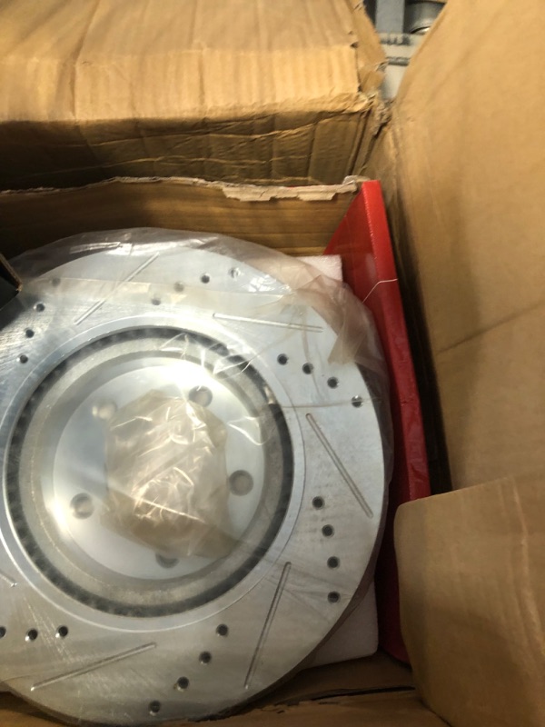 Photo 1 of A-Premium 11.65 inch(295.91 mm) Front Drilled and Slotted Disc Brake Rotors + Ceramic Pads Kit Compatible with Select Nissan Models - Altima 2014 2015 2016 2017 2018 2019, 6-PC Set