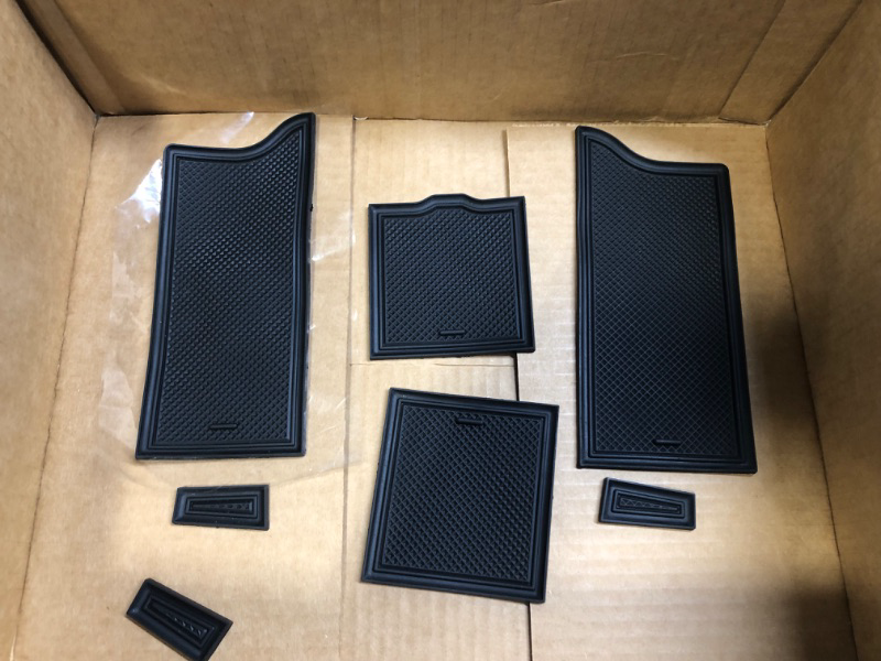 Photo 1 of BGHXE Center Console Organizer Tray for Dodge Ram 1500 2500 3500 2019-2022 Armrest Storage Box Tray with Two Color Mats Center Console Organizer