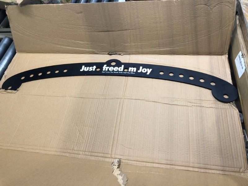 Photo 1 of JFJ Home Gym Fitness Spreader Bar, Multi-Grip Wide LAT Pull Down Bar, LAT Pulldown Attachments Long Bar for Cable Pulley System Machine BlackA 39.8 inch