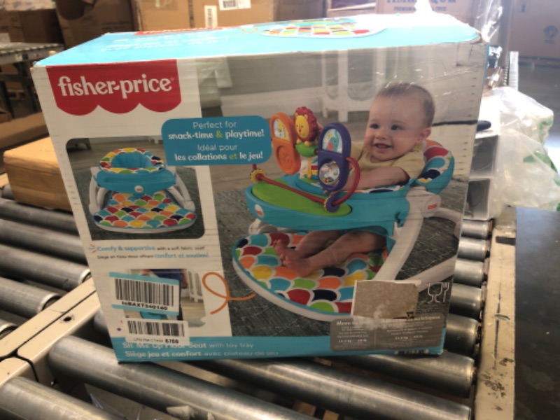 Photo 1 of Fisher-Price Deluxe Sit-Me-Up Floor Seat with Toy-Tray Happy Hills
