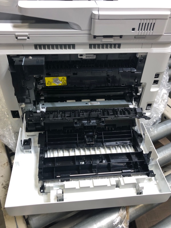Photo 1 of HP Color LaserJet Pro M283fdw Wireless All-in-One Laser Printer, Remote Mobile Print, Scan & Copy, Duplex Printing, Works with Alexa (7KW75A), White