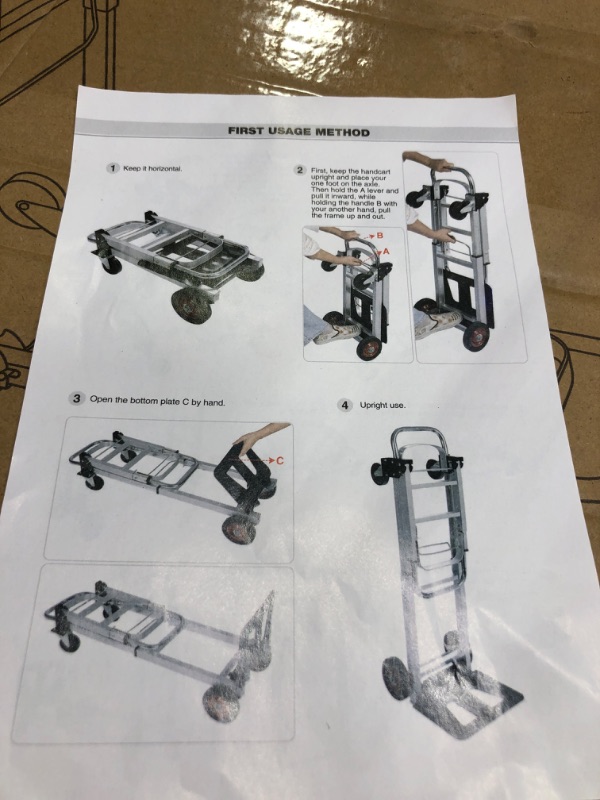 Photo 4 of  Handtruck, 4 in 1, Steel 4-in-1 Handtruck