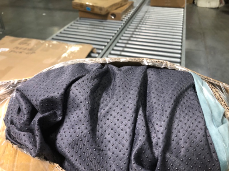 Photo 1 of Bedsure Memory Foam Dog Bed for Large Dogs - Orthopedic Waterproof Dog Bed for Crate with Removable Washable Cover and Nonskid Bottom - Plush Flannel Fleece Top Pet Bed, Blue L(35x22x3") Blue