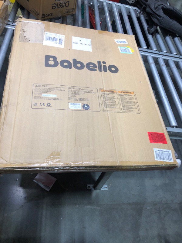 Photo 1 of Babelio Metal 26-40“ Baby Gate Pet Gate with Wall Protectors, Safety Gate for Child and Pets, Pressure Mounted Gate with Door for Stair and Doorway
