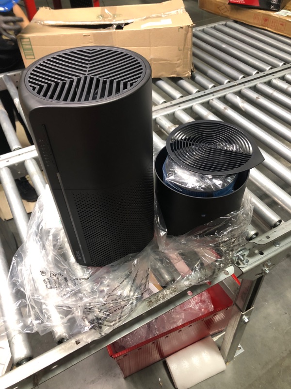 Photo 1 of Air Purifier with Humidifier Combo, 2 in 1 Afloia HEPA H13 3-Stage Filters for Bedroom Pets Hair Smoker Odors, Evaporative Humidifier, Auto Shut Off, Quiet Air Cleaner with Seven Color Light, Black Large