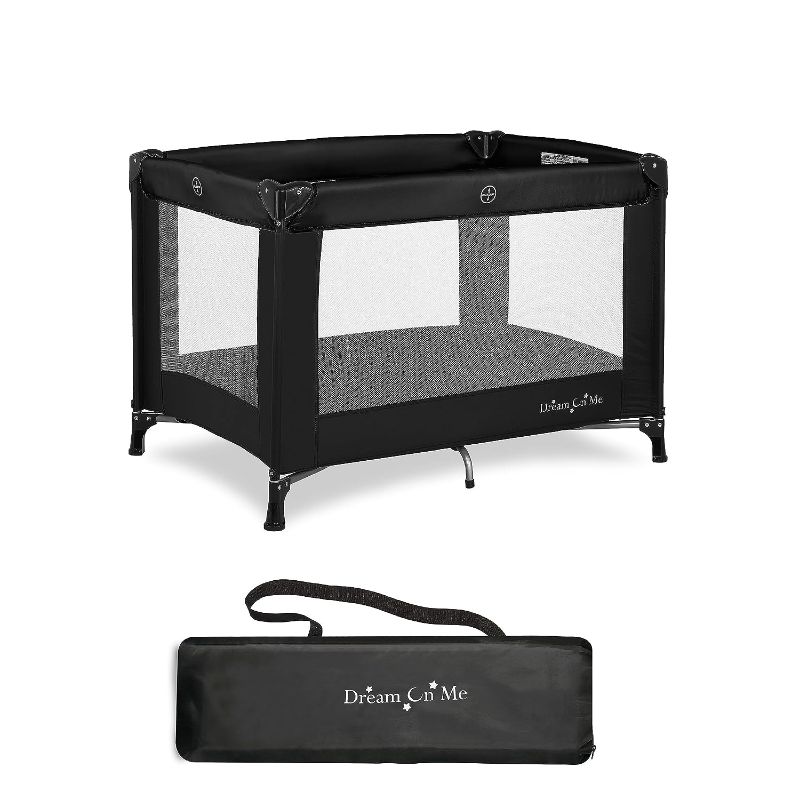 Photo 1 of Dream on Me Nest Portable Play Yard in Black
