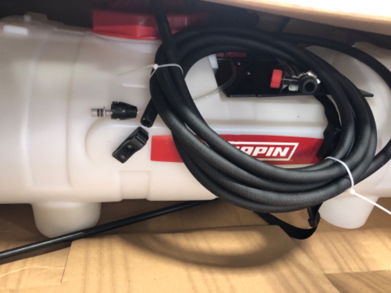 Photo 3 of Chapin International 97361 Mixes on Exit-First-Ever Clean-Tank ATV Spraying System, 15-Gallon Sprayer, Translucent & Chapin 6-7781 3-Nozzle Poly Boom Wand