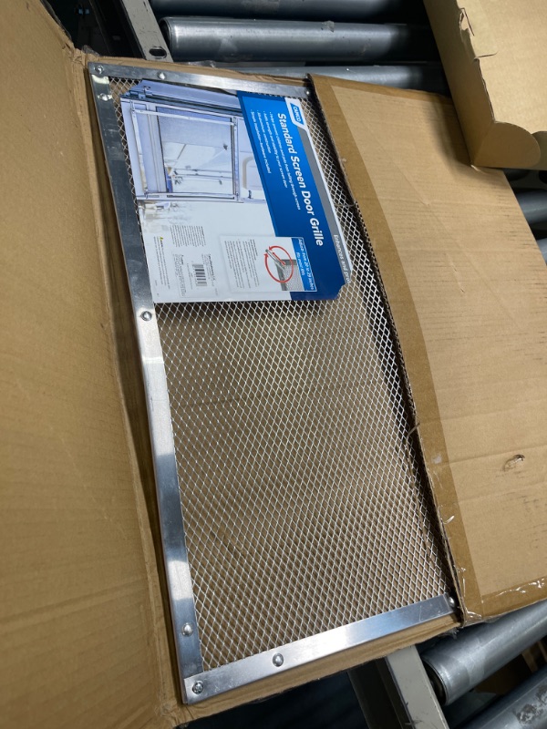 Photo 2 of Camco RV Screen Door Mesh Grille | Constructed of Durable Aluminum | (43981) Frustration-Free Packaging