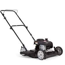 Photo 1 of 20 in. 125 cc Briggs & Stratton Walk Behind Gas Push Lawn Mower with 4 Wheel Height Adjustment and Prime 'N Pull Start