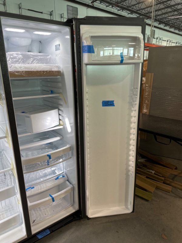 Photo 6 of GE® 25.1 Cu. Ft. Fingerprint Resistant Side-By-Side Refrigerator