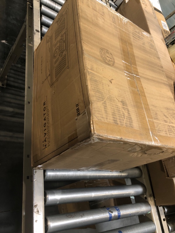 Photo 1 of Victrola 8-in-1 Bluetooth Record Player & Multimedia Center, Built-in Stereo Speakers - Turntable, Wireless Music Streaming, Real Wood | Espresso Espresso Entertainment Center