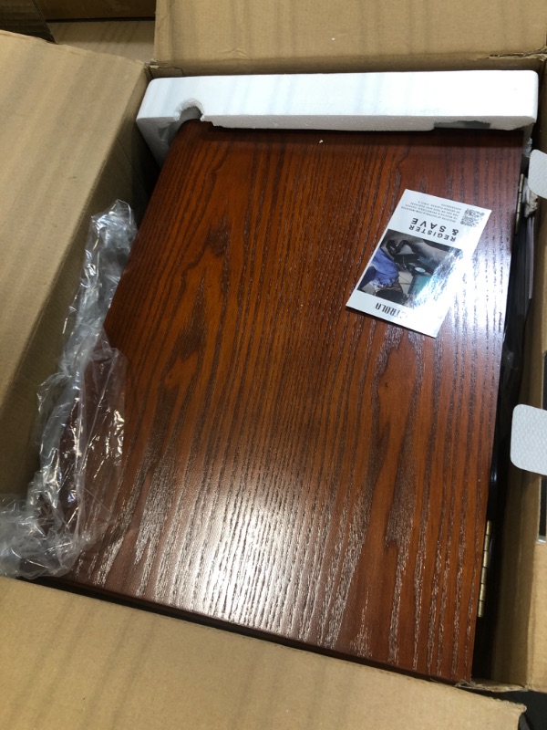 Photo 4 of Victrola 8-in-1 Bluetooth Record Player & Multimedia Center, Built-in Stereo Speakers - Turntable, Wireless Music Streaming, Real Wood | Espresso Espresso Entertainment Center