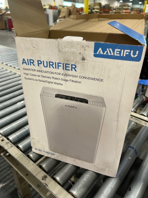 Photo 1 of Air Purifiers for Home Large Room up to 1640ft², AMEIFU Hepa Air Purifiers, H13 True HEPA Air Filter for Pets Hair, Dander, Smoke, Pollen, Smell, 3 Fan Speeds, 5 Timer, Sleep Mode 15DB Air Cleaner air purifiers with filter
