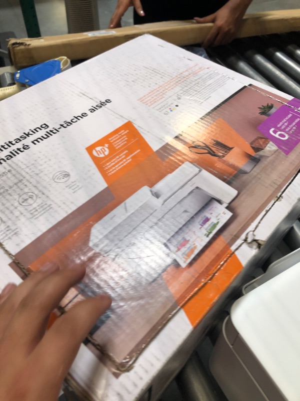 Photo 1 of HP DeskJet 4155e Wireless Color All-in-One Printer & 67XL Tri-Color High-Yield Ink Cartridge | 3YM58AN & 67XL Black High-Yield Ink Cartridge | 3YM57AN Printer + Tri-color Ink + Black Ink