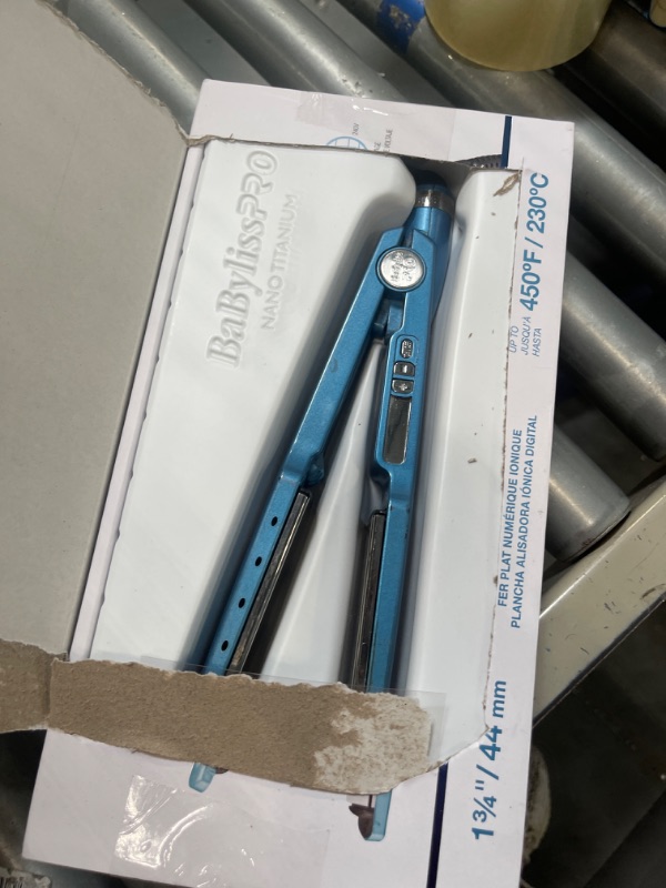 Photo 2 of BaBylissPRO Nano Titanium Ionic Straightening Iron