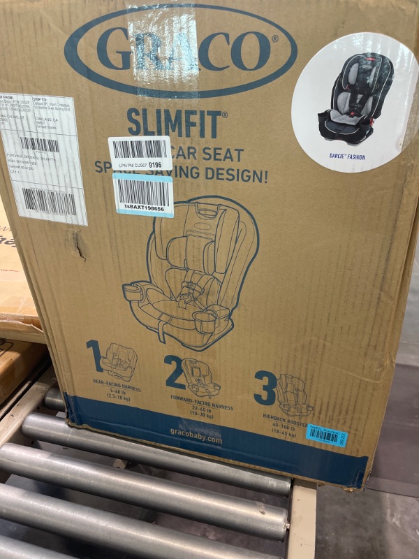 Photo 3 of Graco - Slimfit All-in-One Convertible Car Seat, Darcie