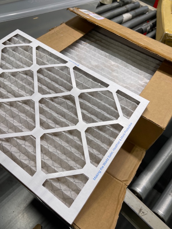 Photo 1 of 4x20x1 Air Filter MERV 8 (6-Pack) - MADE IN USA – Dust & Pet Defense Electrostatic Pleated Air Conditioner HVAC AC Furnace Filters for Dust, Pet, Mold, Pollen MPR 600 – 700 & FPR 5