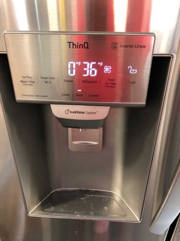 Photo 1 of 26 cu. ft. Smart wi-fi Enabled French Door Refrigerator