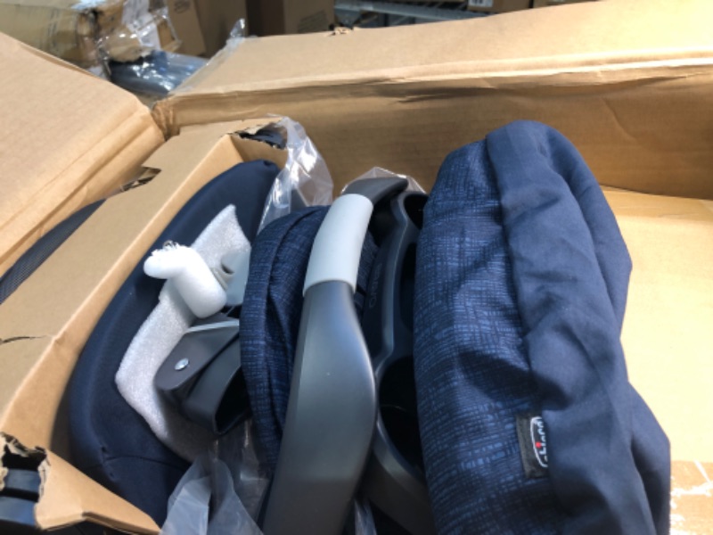 Photo 3 of Chicco Bravo Trio Travel System and Extra Base Bundle, Brooklyn, Navy Brooklyn Bravo with Extra Base (2 total)