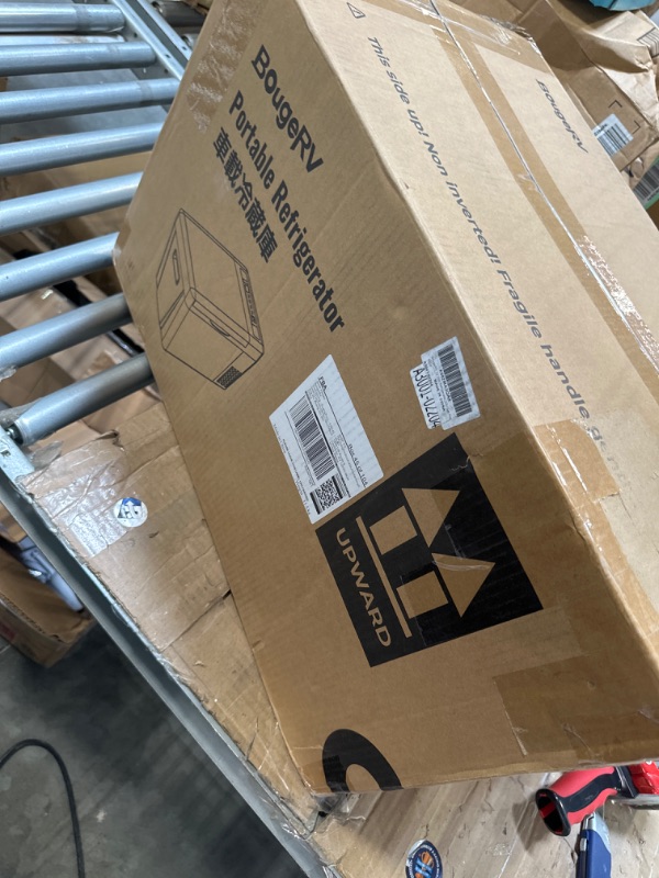 Photo 1 of BougeRV 12 Volt Refrigerator 12V Car Fridge 23 Quart Portable Freezer Compressor Cooler 12/24V DC 110~240 Volt AC for Truck Van RV Camper SUV Boat Travel Camping Road Trips Tailgating -7?~50?