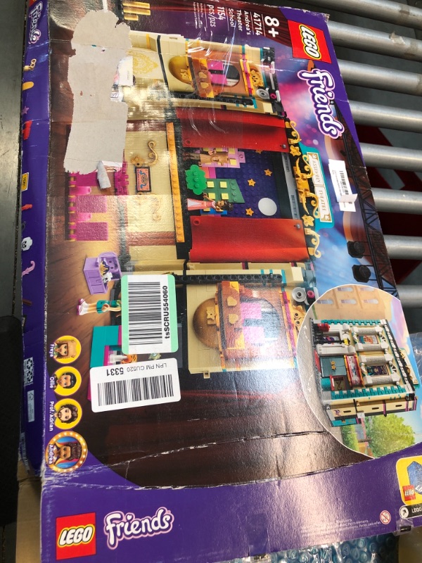 Photo 1 of LEGO Friends Main Street Building, Heartlake City Café & Hair Salon 41704, Mini Dolls House with Toy Shops, Modular Building Set, Pretend Play Hair Salon Gift for 8 Plus Year Old Kids, Girls and Boys Frustration-Free Packaging