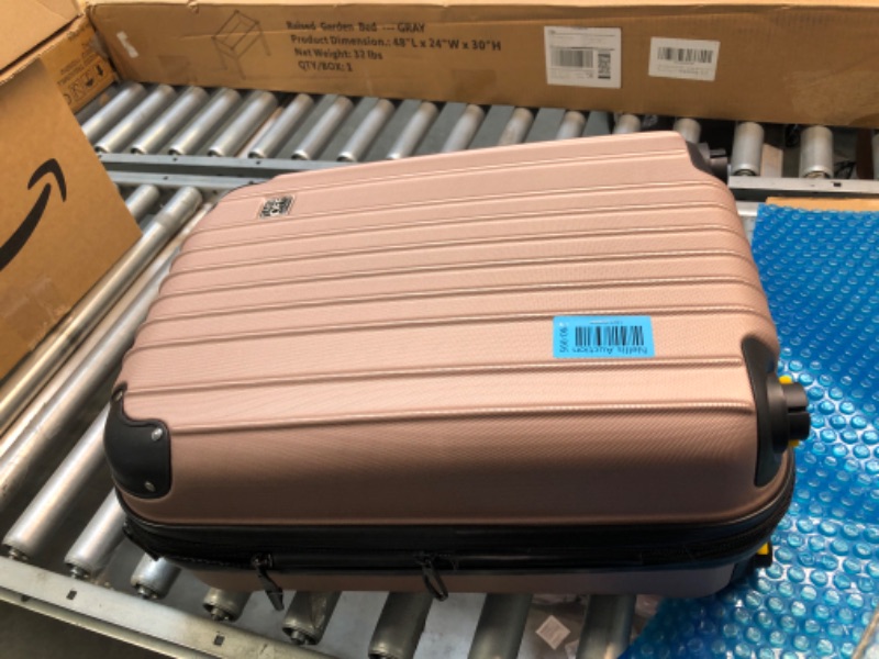 Photo 2 of Travelers Club Cosmo Hardside Spinner Luggage, Rose Gold, Carry-On 20-Inch Carry-On 20-Inch Rose Gold