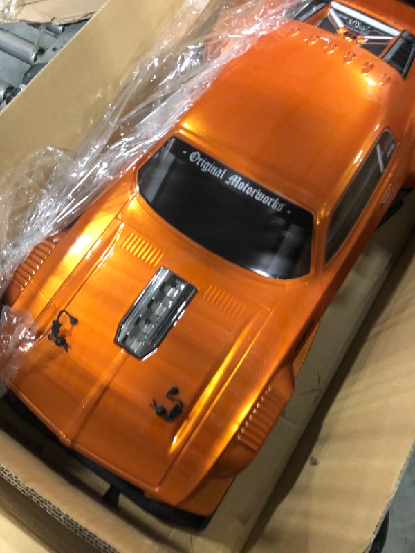 Photo 3 of ARRMA 1/7 Felony 6S BLX Street Bash All-Road Muscle Car RTR (Ready-to-Run Transmitter and Receiver Included, Batteries and Charger Required), Orange, ARA7617V2T2