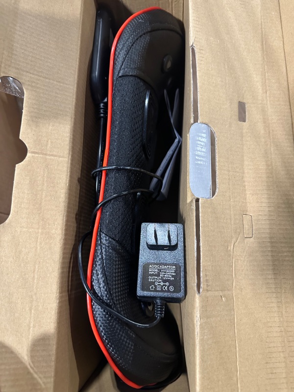 Photo 1 of CRRZT Lumbar Massager,Back Stretcher Device, Back Stretcher Device with Heat Function & Adjustable Intensity, Electric Lumbar Traction Device for Whole Body Ideal Gifts (Black)
