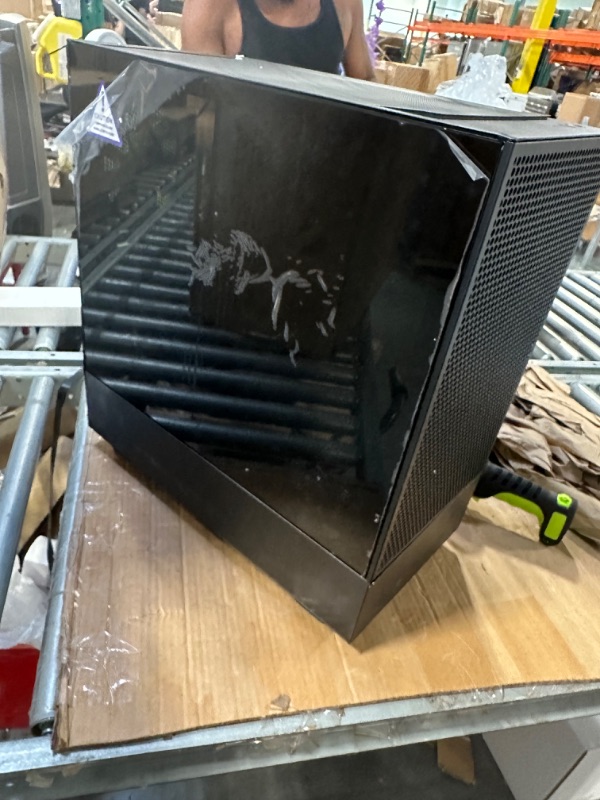 Photo 3 of Antec NX410 ATX Mid-Tower Case, Tempered Glass Side Panel, Full Side View, Pre-Installed 2 x 140mm in Front & 1 x 120 mm ARGB Fans in Rear, Black (9734087000)
