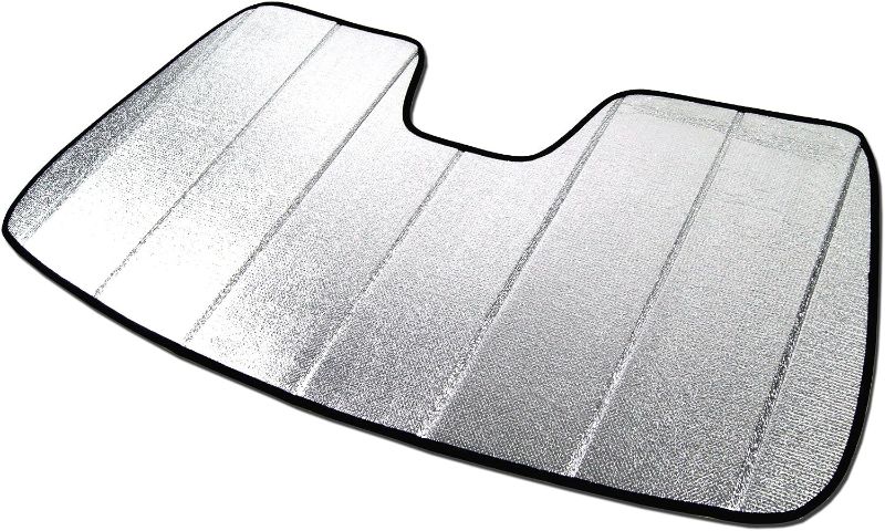 Photo 1 of 
Tuningpros SS-139 Custom Fit Car Windshield Sun Shade Protector, Sunshade Visor Silver & Grey 1-pc Set Compatible With 2015-2019 Honda Fit