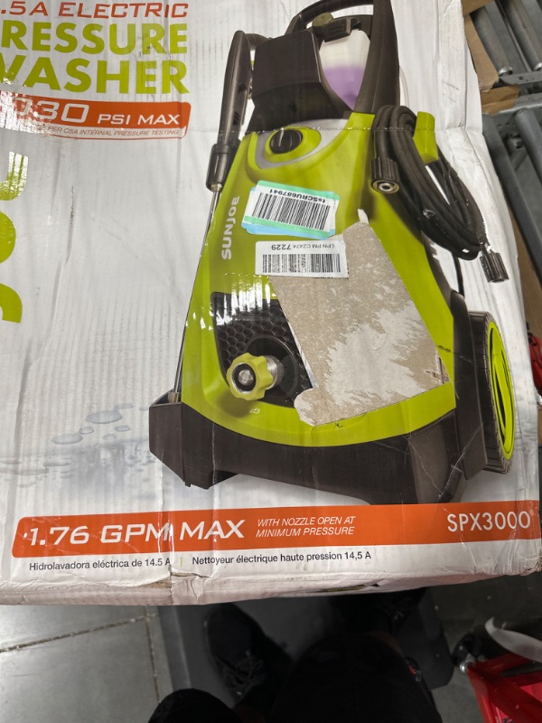 Photo 2 of 2030 MAX PSI 1.76 GPM 14.5 Amp Electric Pressure Washer