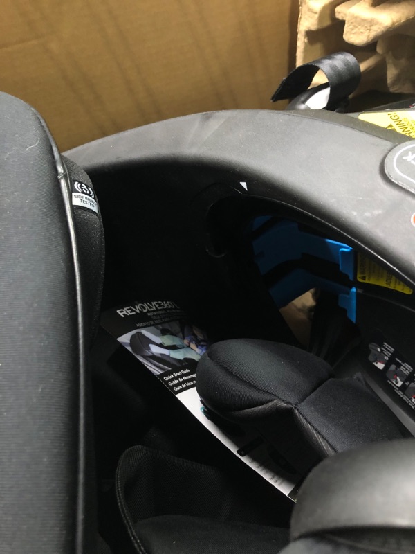 Photo 1 of Evenflo Gold Revolve360 Extend All-in-One Rotational Car Seat with SensorSafe (Onyx Black) Revolve Extend Onyx Black