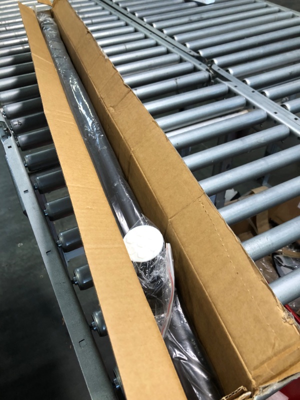 Photo 1 of Homease Shower Curtain Rod, Adjustable Spring Tension Rods, Room Divider No Drilling Non-Slip Rustproof for Bathroom Window Closet RV, Easy to Install, Extendable 82.7-102.4 Inches, Matte Black 82.7-102.4 Inches Black