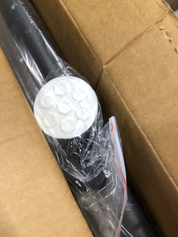 Photo 1 of Homease Shower Curtain Rod, Adjustable Spring Tension Rods, Room Divider No Drilling Non-Slip Rustproof for Bathroom Window Closet RV, Easy to Install, Extendable 82.7-102.4 Inches, Matte Black 82.7-102.4 Inches Black