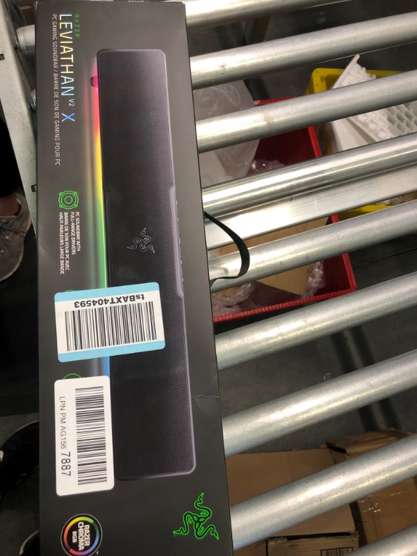 Photo 1 of Razer Leviathan V2 X: PC Soundbar with Full-Range Drivers & Base Station V2 Chroma: Chroma RGB Lighting - Non-Slip Rubber Base - Designed for Gaming Headsets - Classic Black