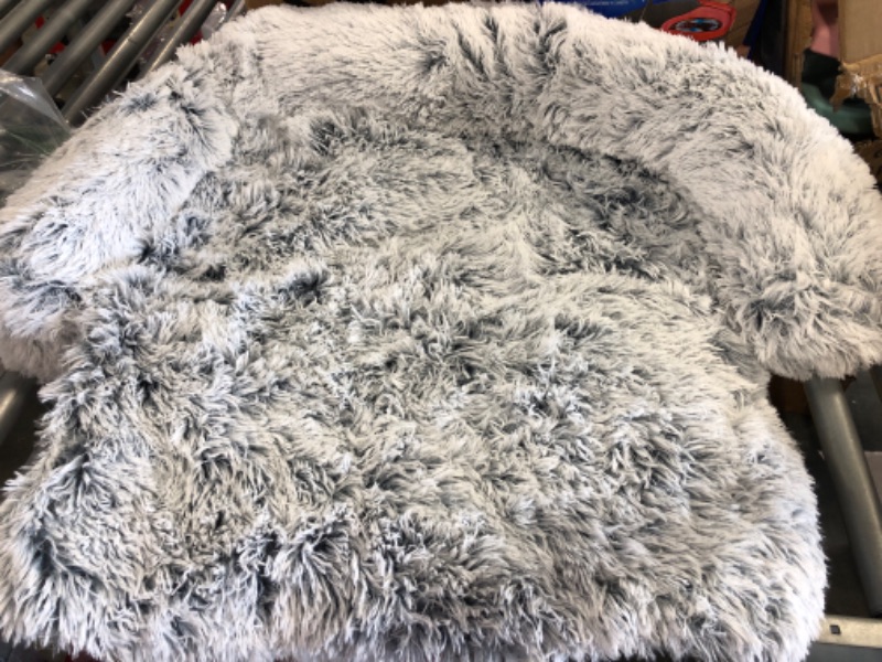 Photo 2 of Dog Beds Calming Donut Cuddler, Puppy Dog Beds Large Dogs, Indoor Dog Calming Beds XLarge,36'' XL (36 X 36“? Grey