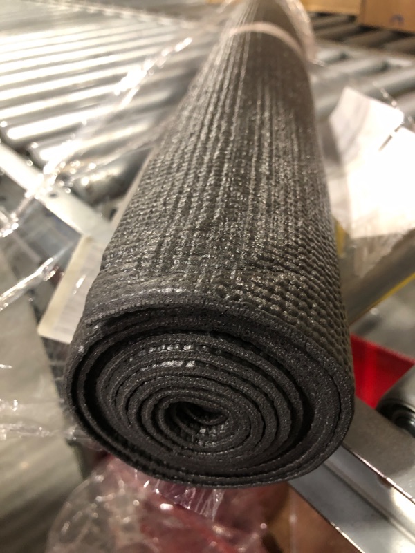 Photo 1 of BalanceFrom 3mm Thick High Density Anti-Tear Exercise Yoga Mat with Optional Yoga Blocks Black, Mat Only