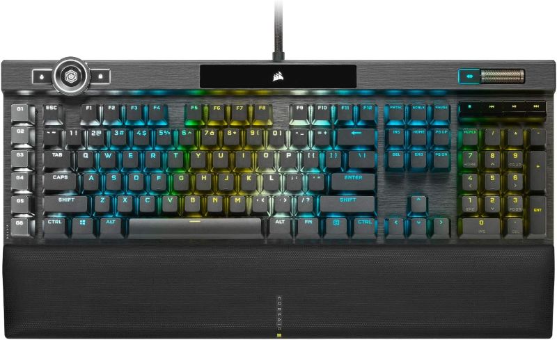 Photo 1 of Corsair K100 RGB Mechanical Gaming Keyboard - Cherry MX Speed RGB Silver Keyswitches 