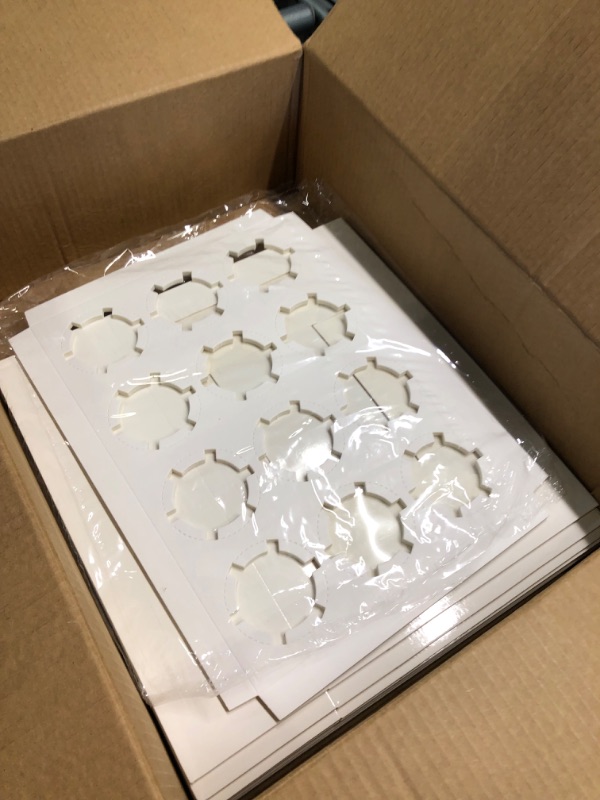 Photo 3 of [20-Packs] White Cupcake Boxes 12 Holders,ONE MORE Cake Carrier Food Grade Pop-up Bakery Boxes 13.8 x 9.5 x 4inch with Inserts and PVC Windows Fits 12 Cavity Cupcake or Muffins Pack of 20