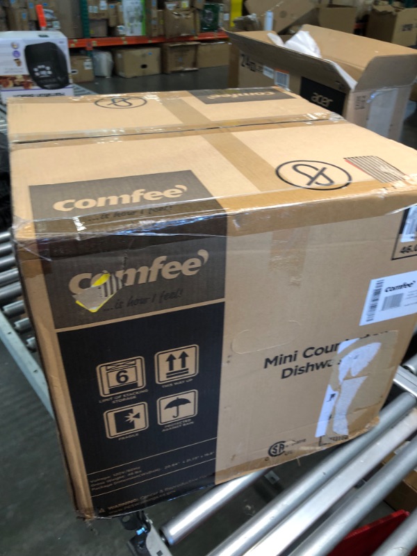 Photo 1 of COMFEE' Portable Dishwasher Countertop, Mini Dishwasher with 5L Built-in Water Tank, No Hookup Needed, 6 Programs, 360° Dual Spray, 192? High-Temp& Air-Dry Function, Dishwasher for Apartments& RVs